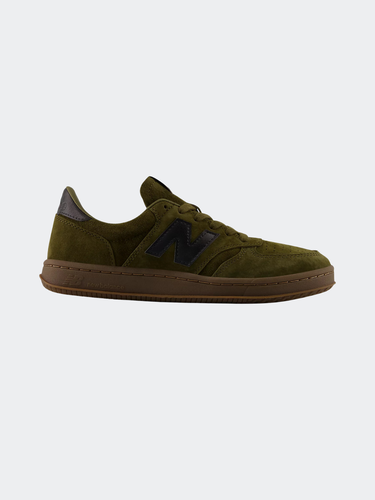 Zapatillas NEW BALANCE CT500 color mostaza, vista lateral