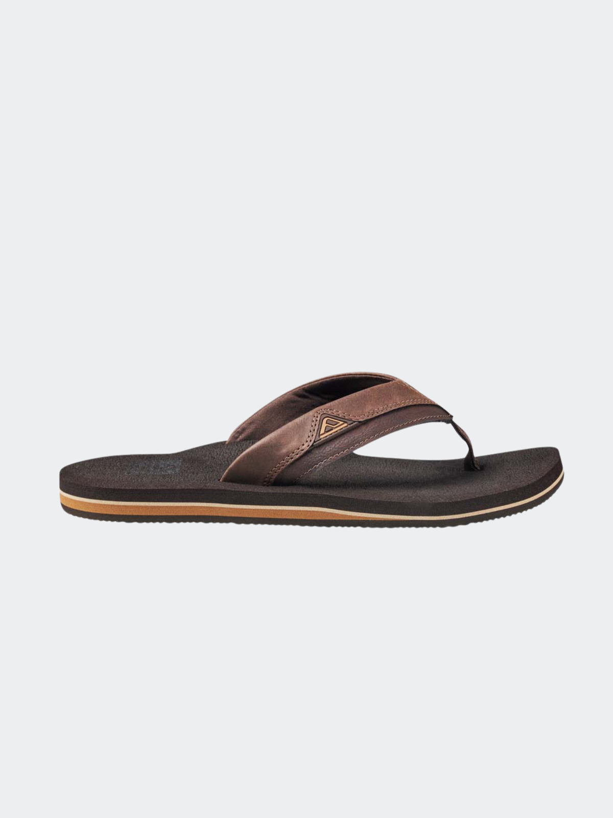 Sandalias REEF Cushion Dawn marrones, vista lateral
