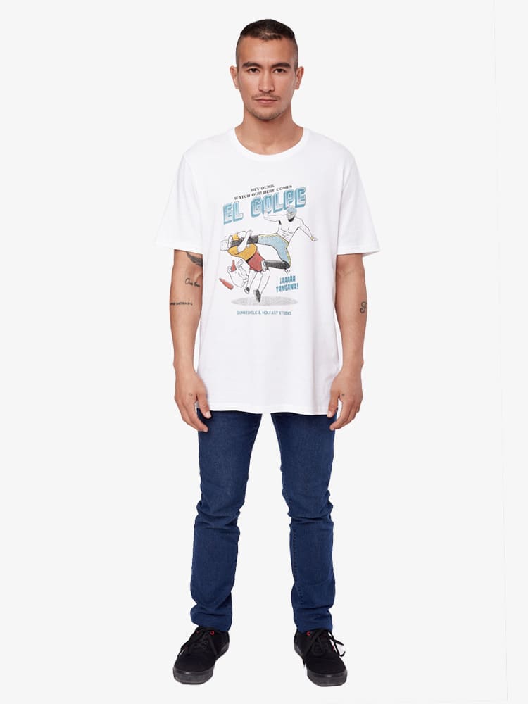Polo para Hombre DUNKELVOLK CLASSIC EL GOLPE WHT