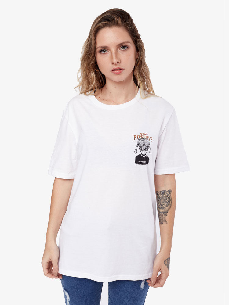 Polo para Hombre DUNKELVOLK CLASSIC STAY POSITIVE WHT