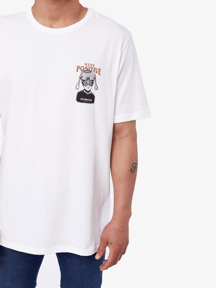 Polo para Hombre DUNKELVOLK CLASSIC STAY POSITIVE WHT