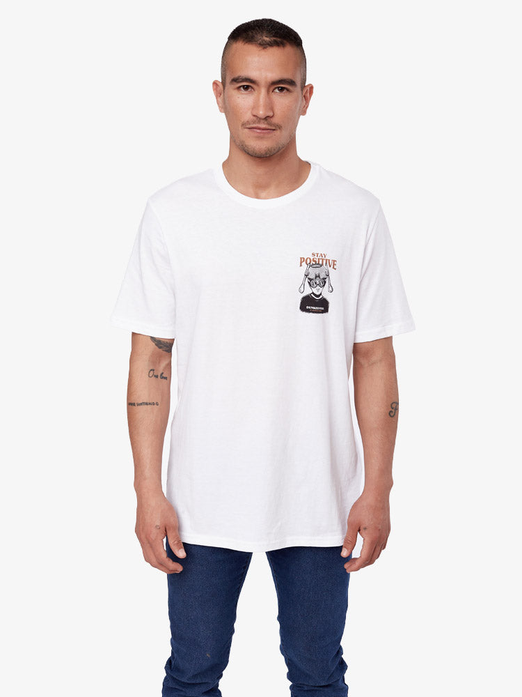Polo para Hombre DUNKELVOLK CLASSIC STAY POSITIVE WHT