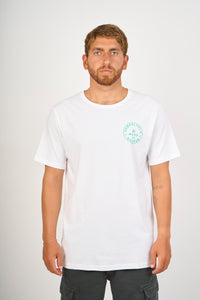 Polo para Hombre DUNKELVOLK SURF VINTAGE SHIELD WHT