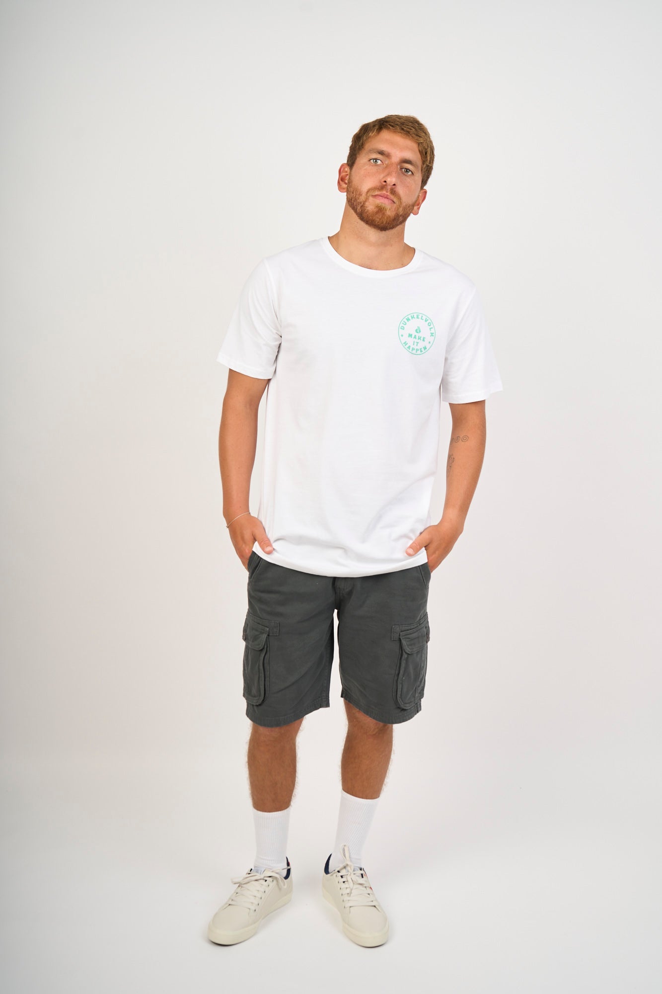 Polo para Hombre DUNKELVOLK SURF VINTAGE SHIELD WHT