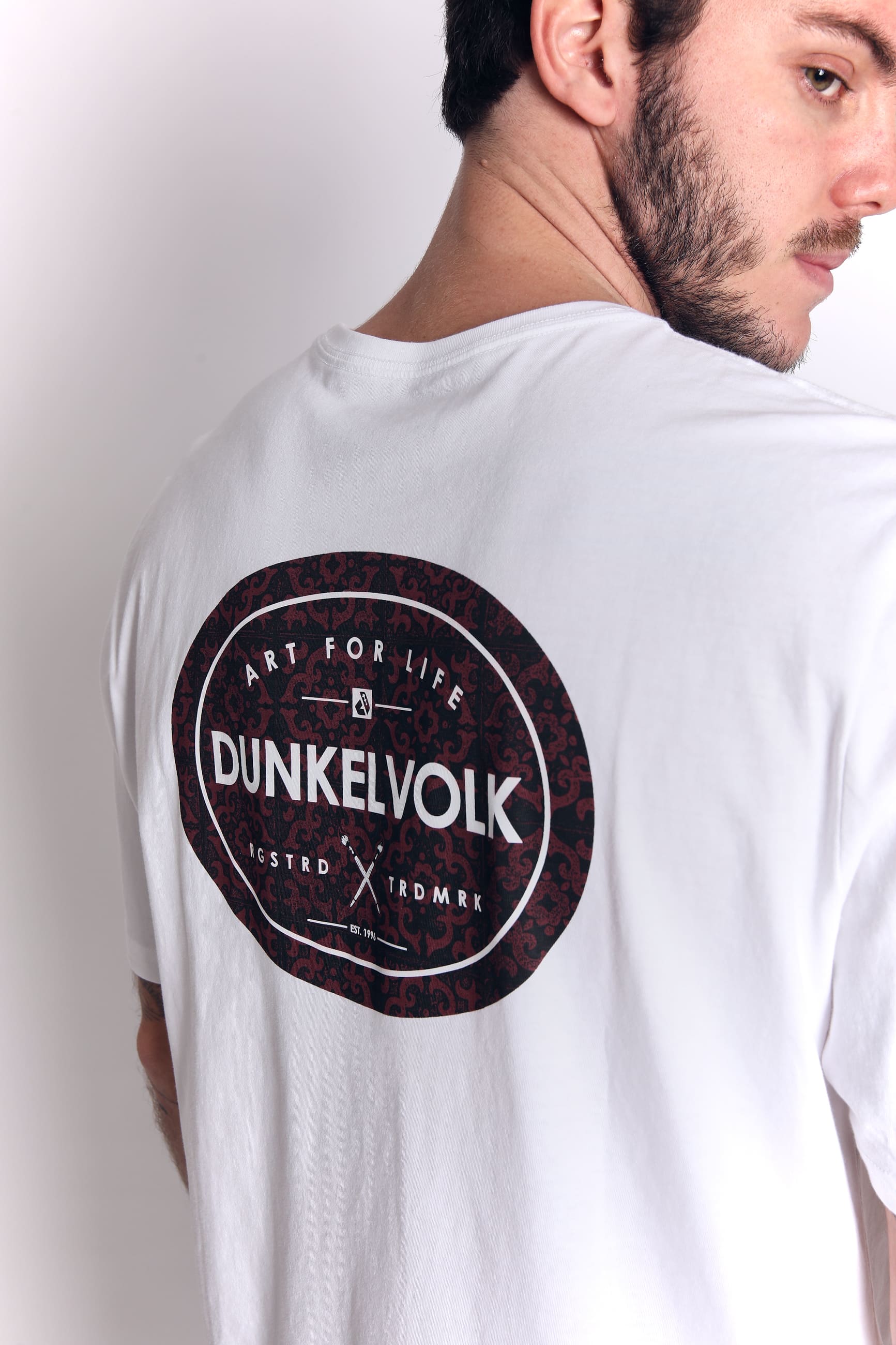 Polo para Hombre Dunkelvolk CLASSIC ART FOR LIFE WHT