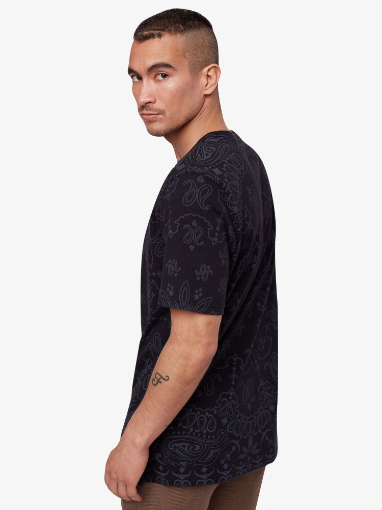 Polo para Hombre Dunkelvolk PREMIUM BANDANA TEE NGR