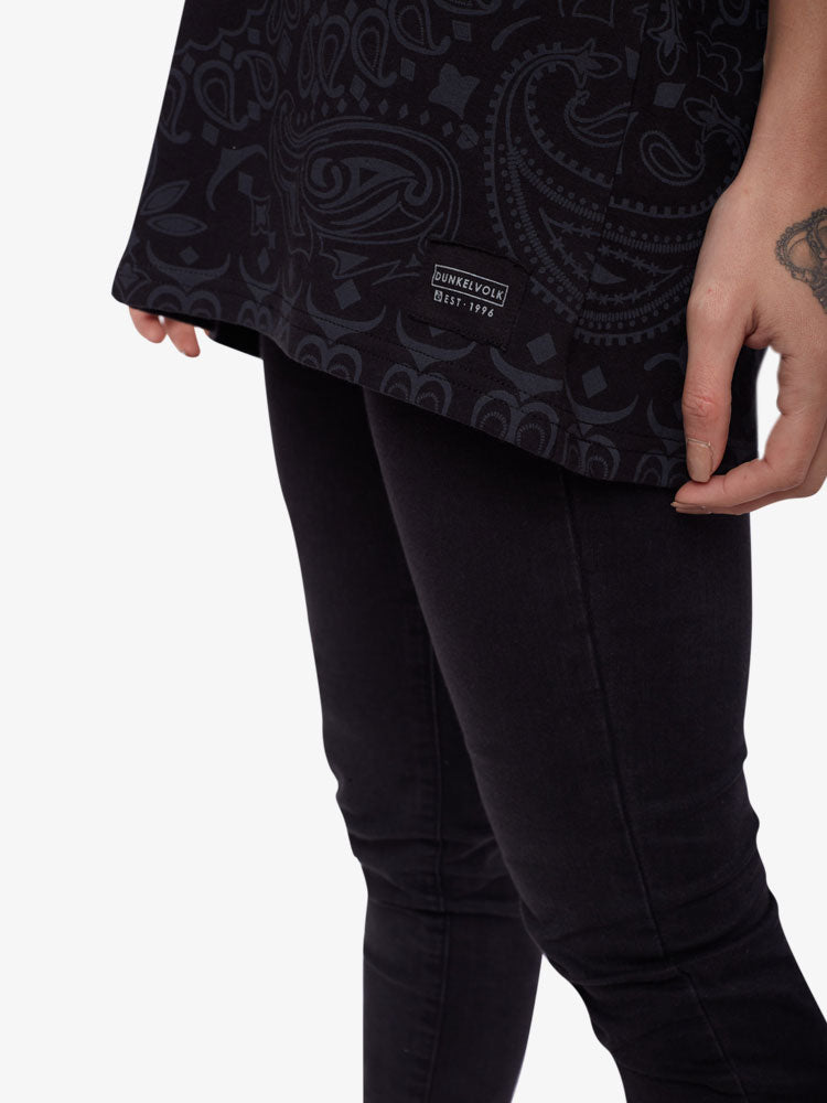 Polo para Hombre Dunkelvolk PREMIUM BANDANA TEE NGR