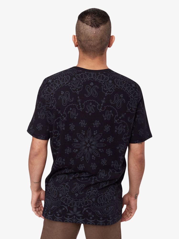 Polo para Hombre Dunkelvolk PREMIUM BANDANA TEE NGR