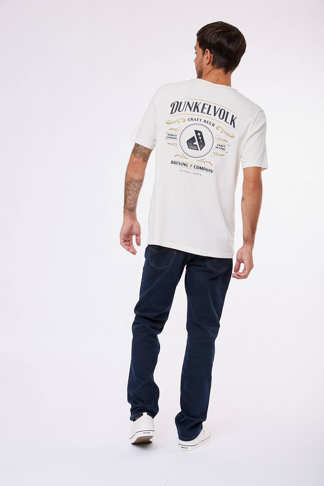 Polo para Hombre Dunkelvolk PREMIUM DUNK BEER TEE NAT