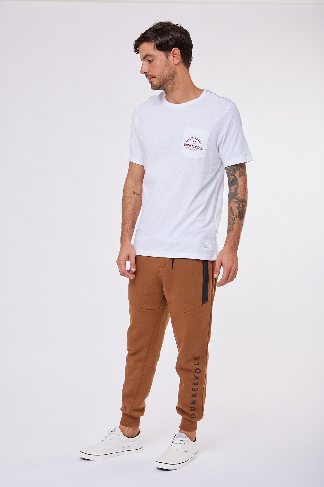 Polo para Hombre Dunkelvolk PREMIUM SPIRIT POCKET TEE BLNC