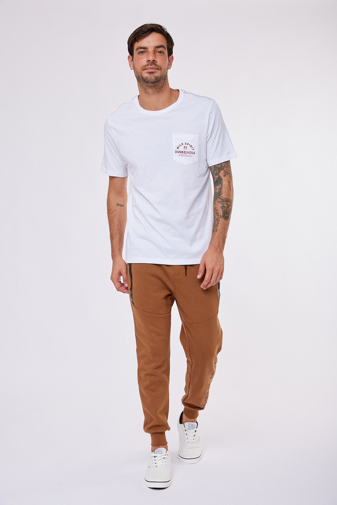 Polo para Hombre Dunkelvolk PREMIUM SPIRIT POCKET TEE BLNC