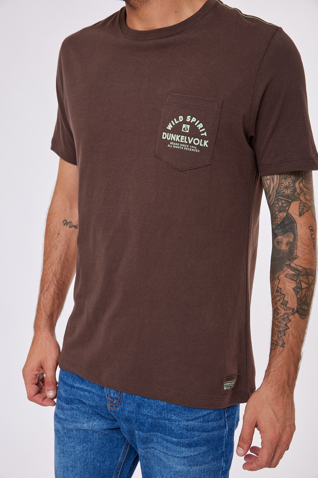 Polo para Hombre DUNKELVOLK PREMIUM SPIRIT POCKET TEE DROAK
