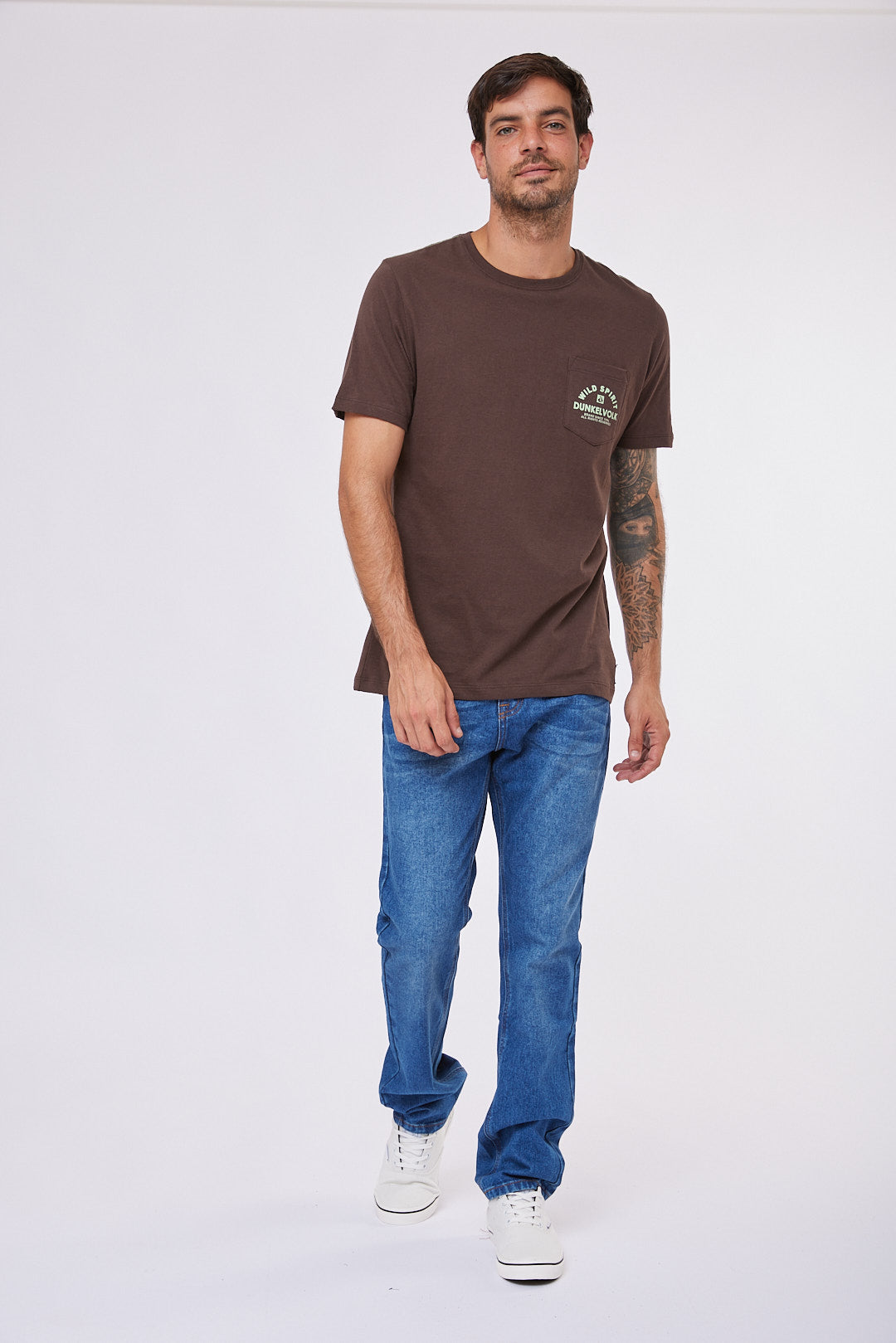 Polo para Hombre DUNKELVOLK PREMIUM SPIRIT POCKET TEE DROAK