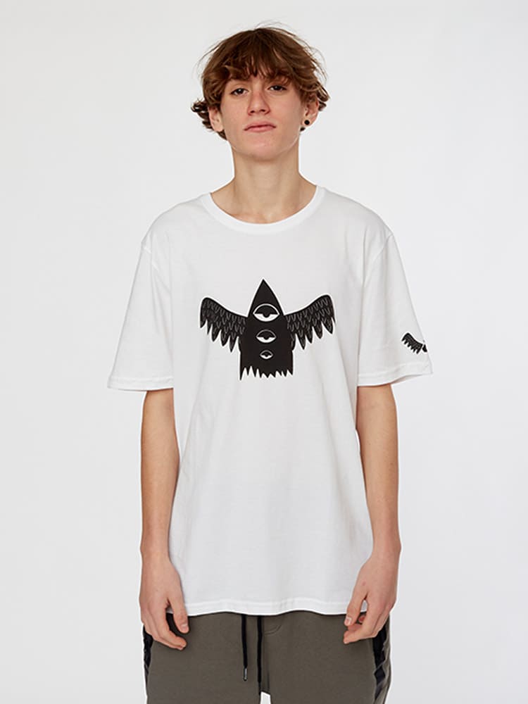 Polo para Hombre Dunkelvolk CLASSIC JACOBO TEE EAGLE BLNC