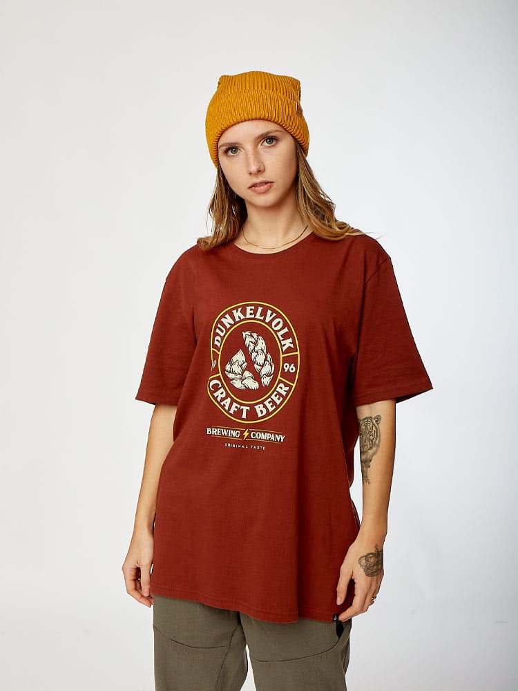 Polo para Hombre DUNKELVOLK CLASSIC DUNK BEER LABEL CHRY