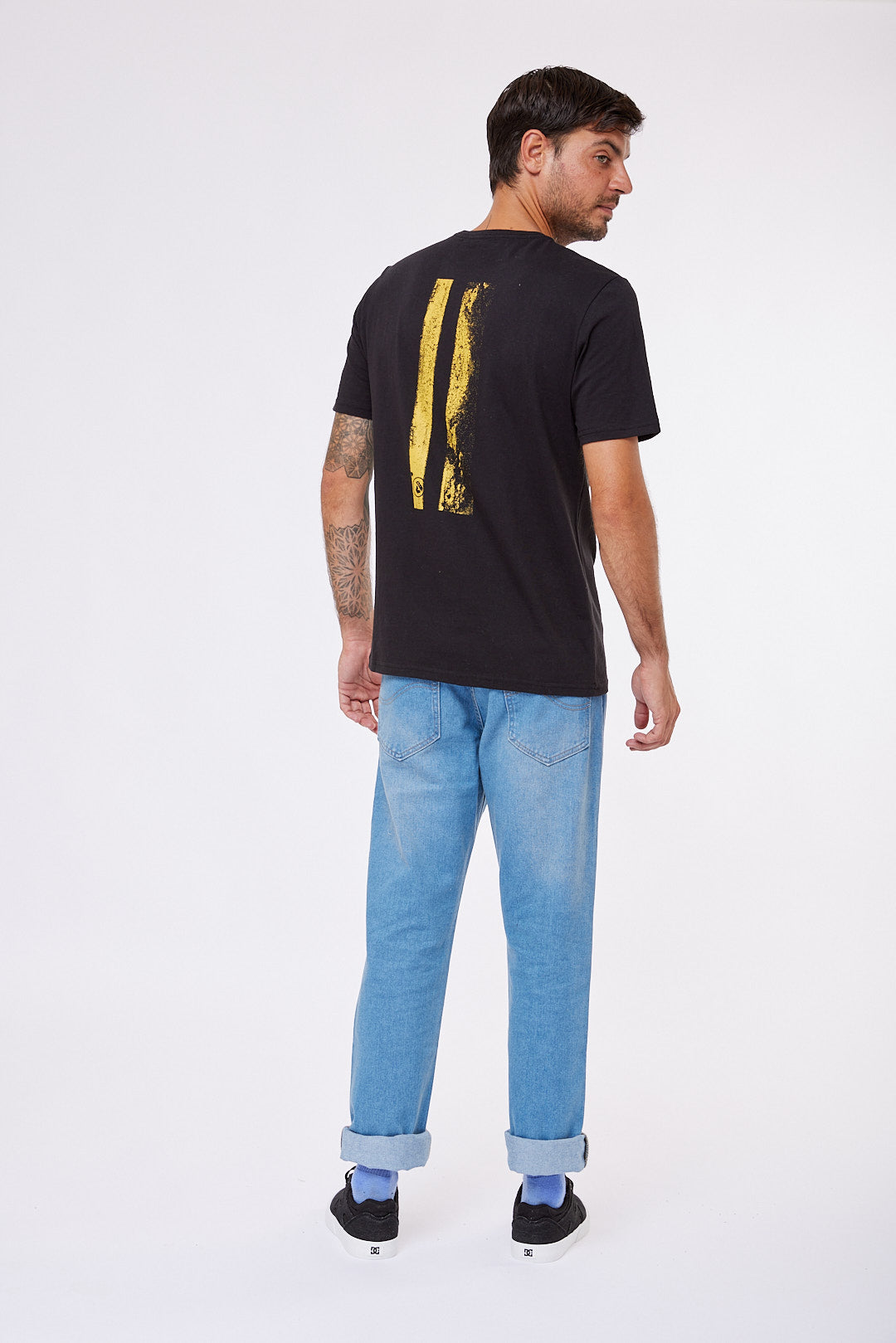 Polo para Hombre DUNKELVOLK CLASSIC THE ROAD TEE BLK