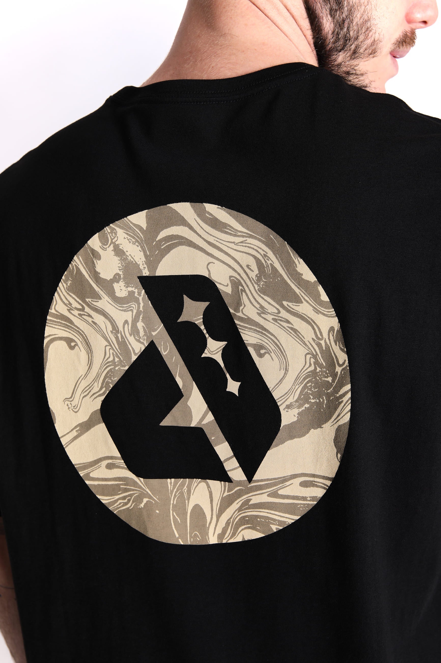 Polo Dunkelvolk CLASSIC CLIP MARBLING BLK