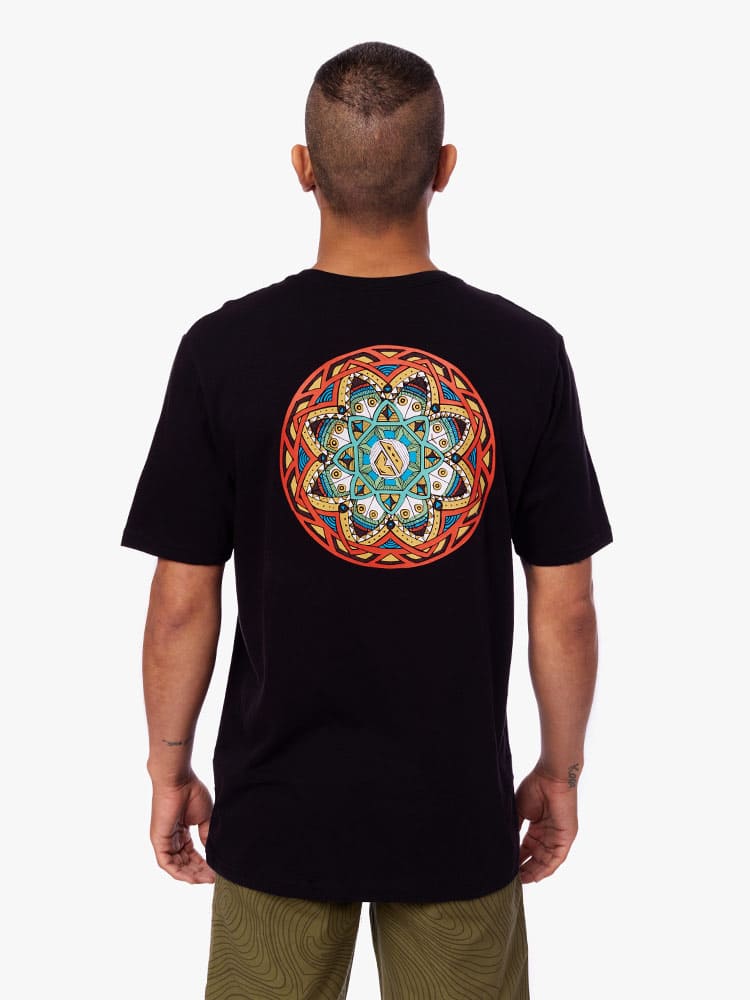 Polo para Hombre DUNKELVOLK CLASSIC DUNK SHIELD TEE BLK