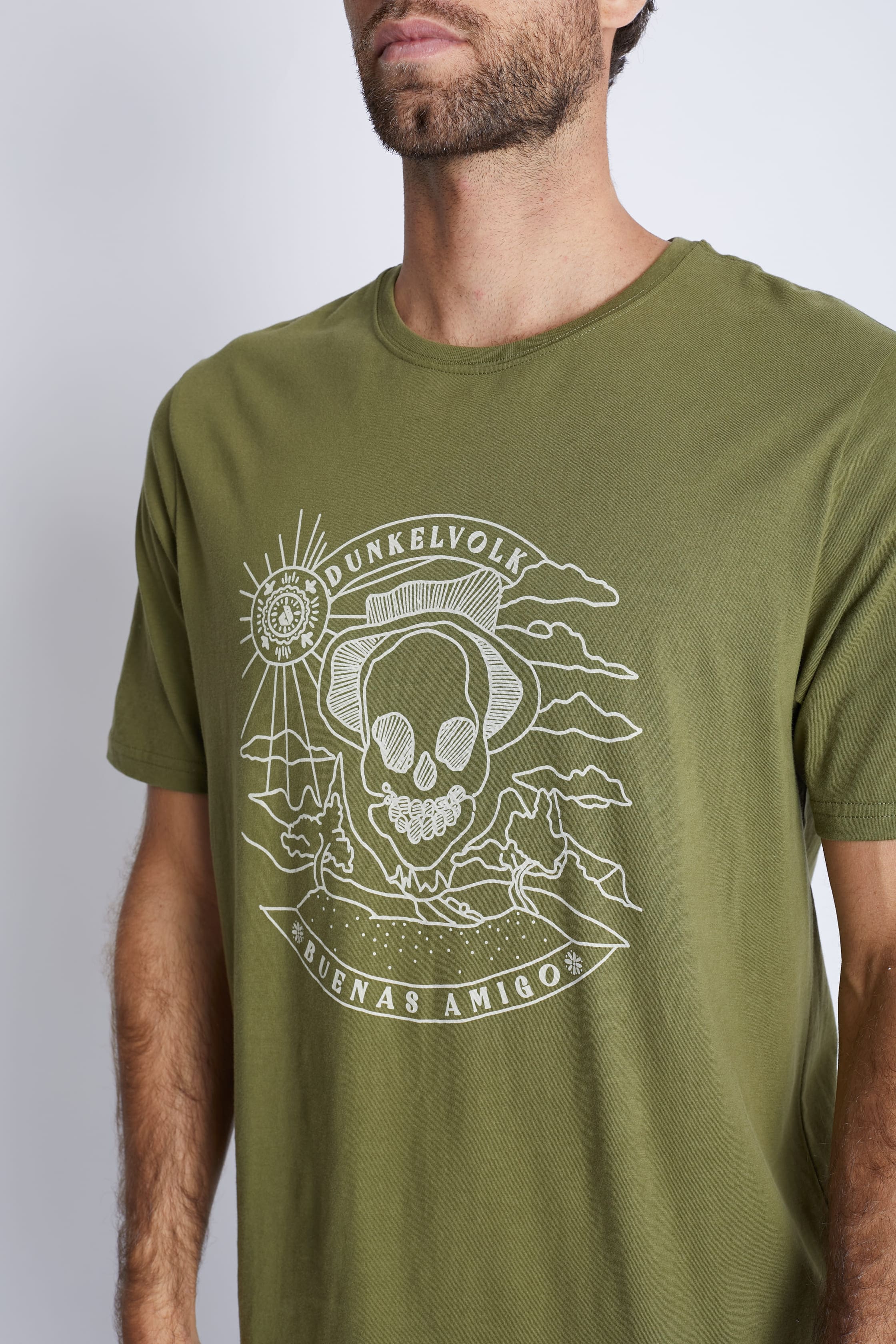 Polo para Hombre DUNKELVOLK CLASSIC HAPPY SKULL ARM