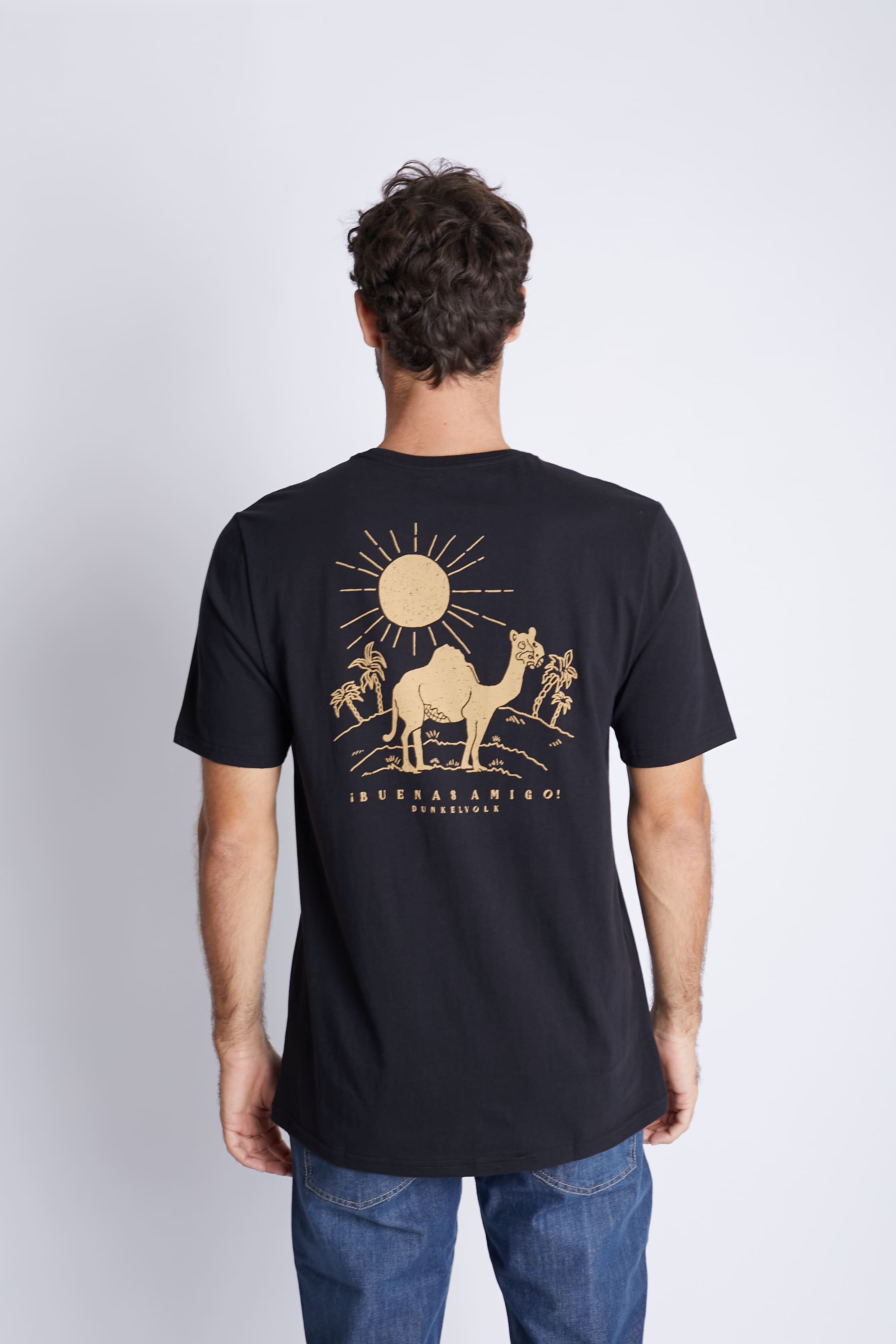 Polo para Hombre DUNKELVOLK CLASSIC CAMEL VIBES BLK