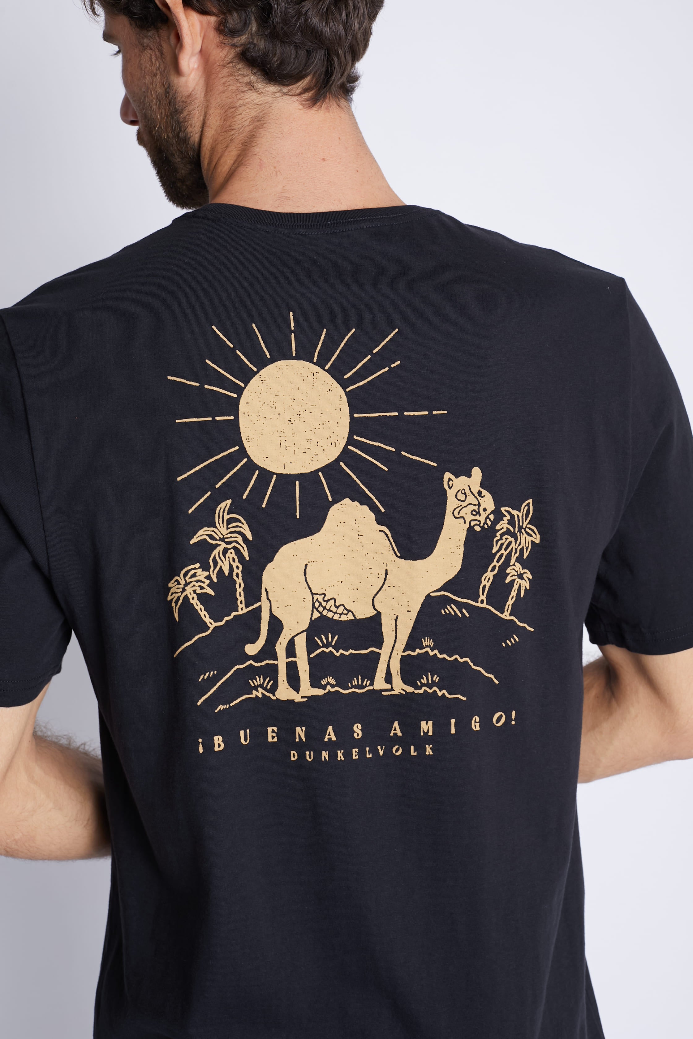 Polo para Hombre DUNKELVOLK CLASSIC CAMEL VIBES BLK
