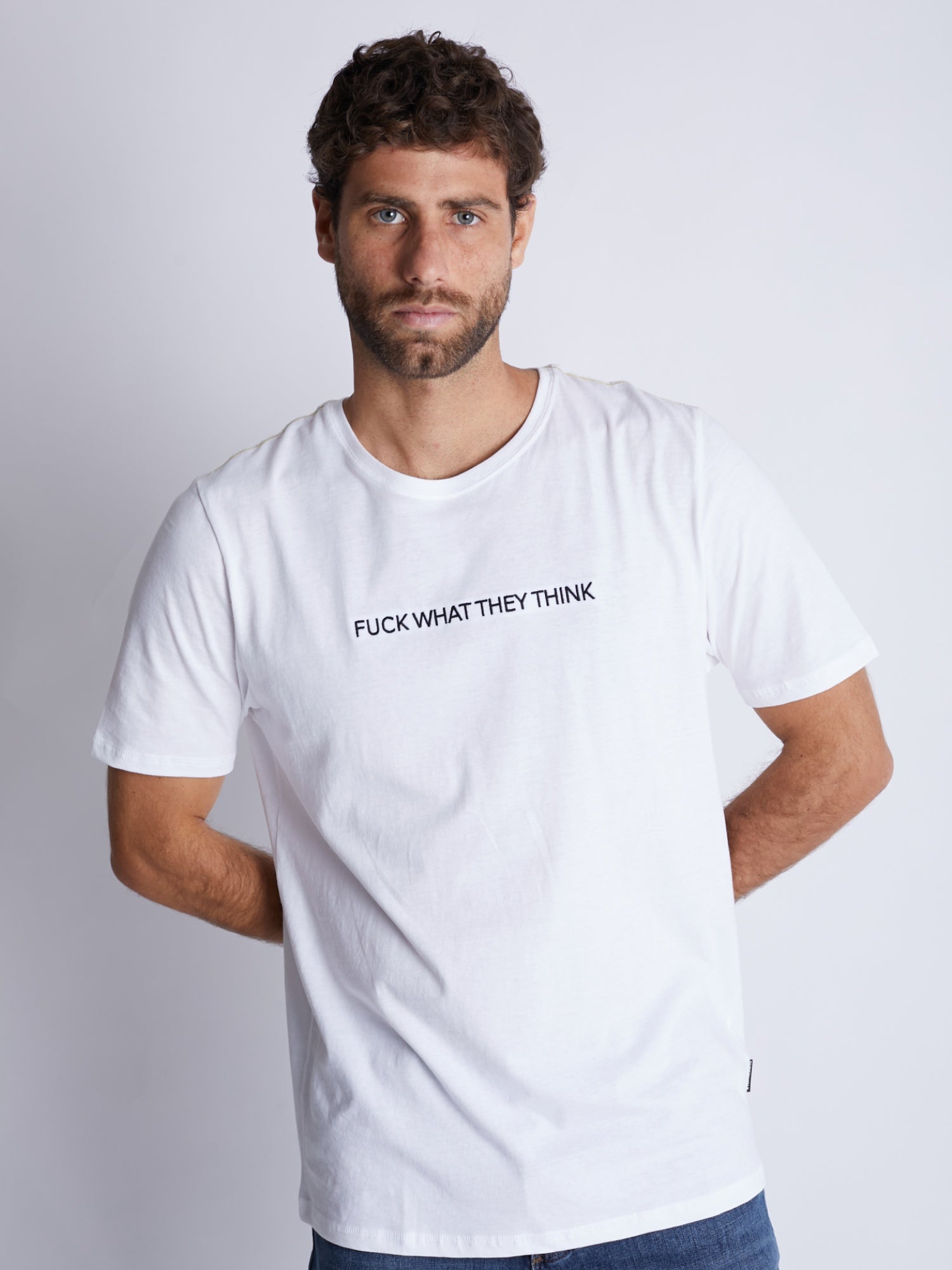 Polo para Hombre Dunkelvolk PREMIUM FWTT TEE WHT