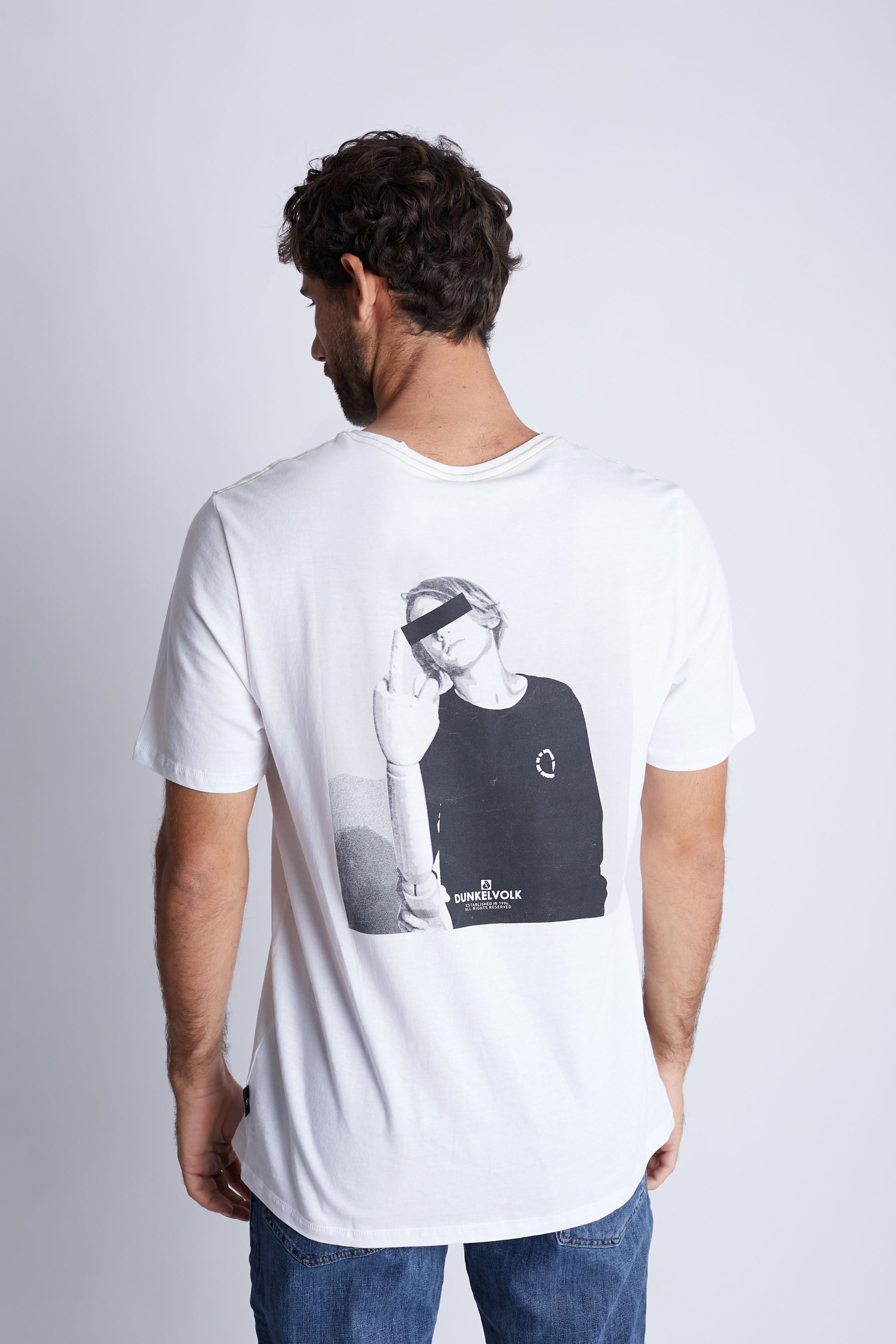 Polo para Hombre Dunkelvolk PREMIUM FWTT TEE WHT