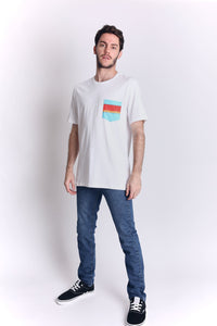 Polo para Hombre DUNKELVOLK POCKET CLUB WAIK POCKET TEE WHT