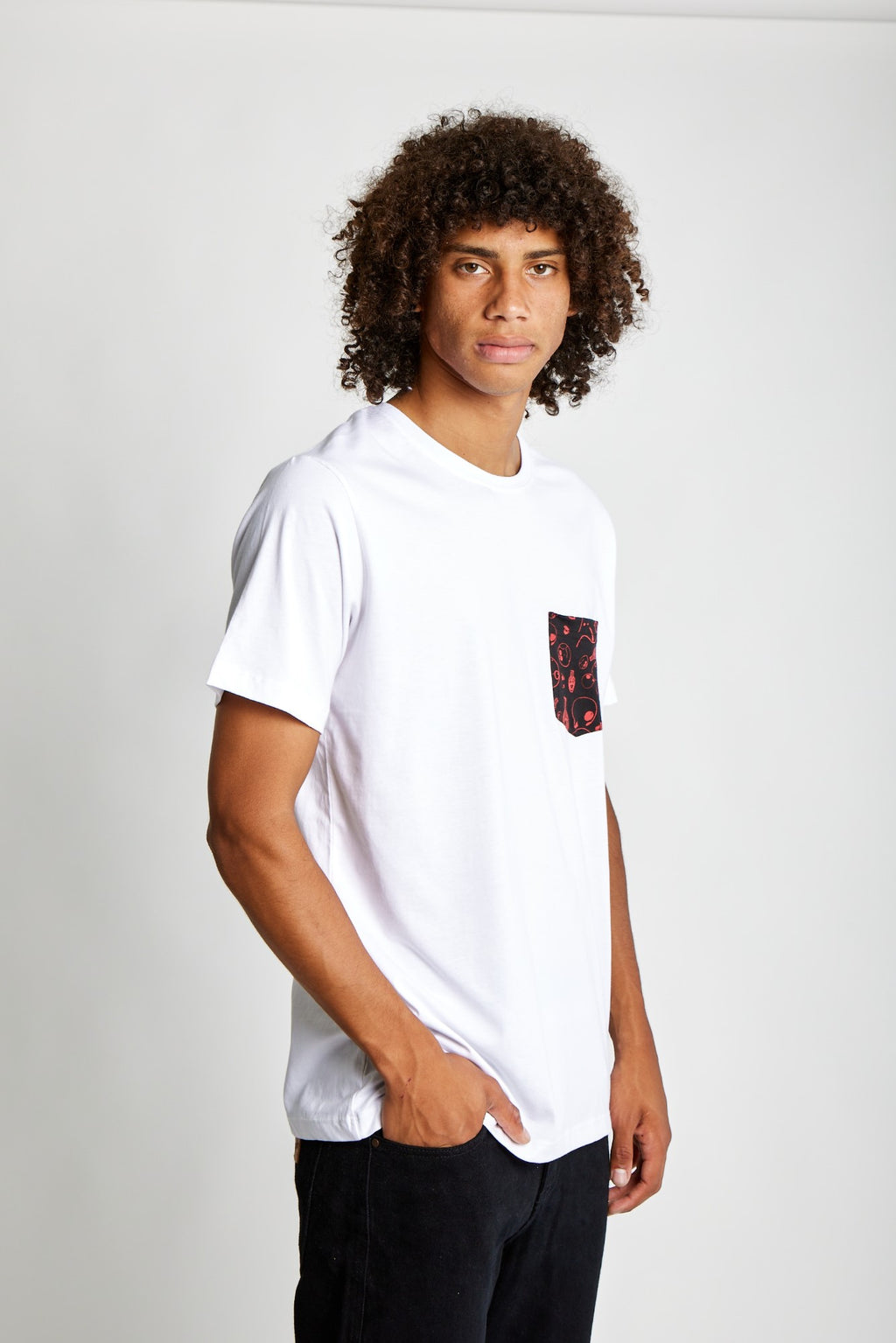 Polo para Hombre DUNKELVOLK BASIC SIMPLE PRINTED POCKET TEE BLA