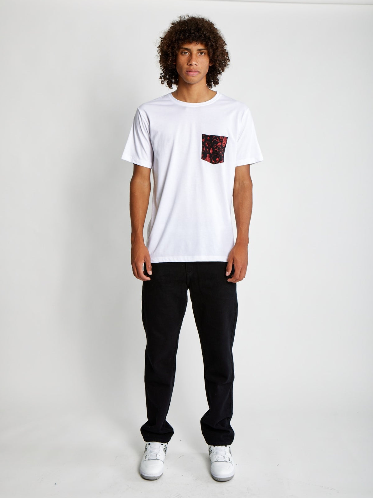 Polo para Hombre DUNKELVOLK BASIC SIMPLE PRINTED POCKET TEE BLA