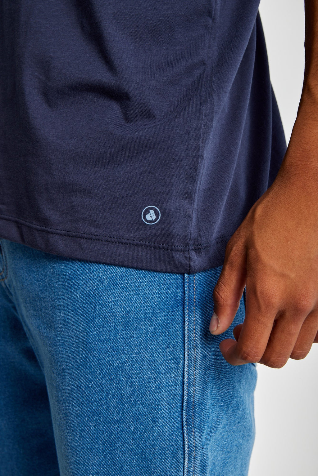 Polo para Hombre DUNKELVOLK BASIC SIMPLE PRINTED POCKET TEE NAV