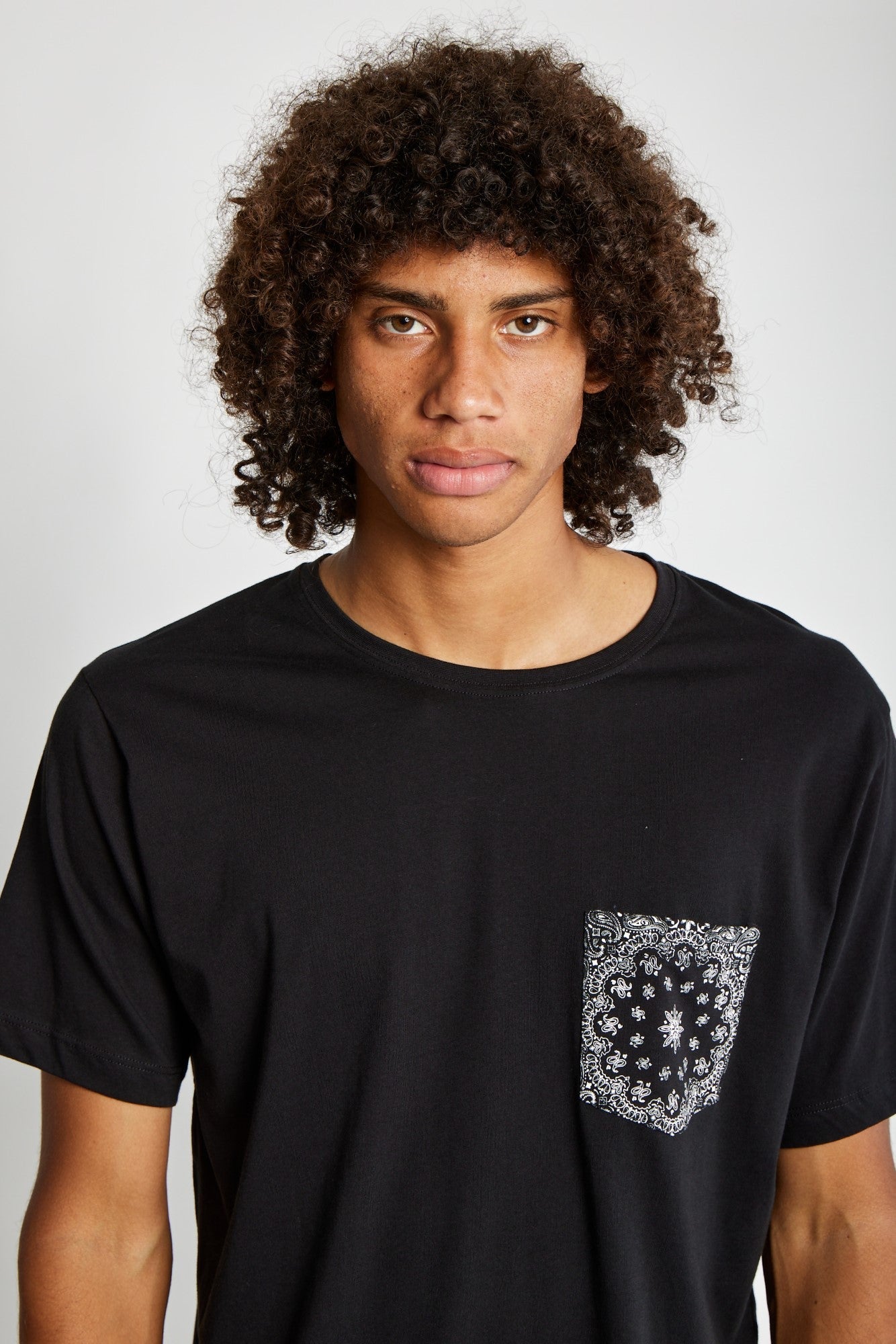 Polo para Hombre Dunkelvolk POCKET SIMPLE PRINTED POCKET TEE NEG