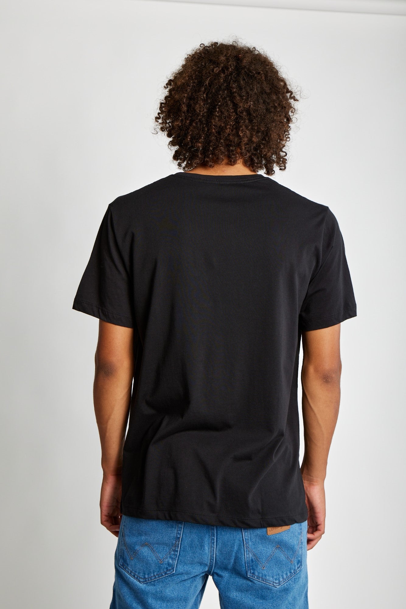 Polo para Hombre DUNKELVOLK BASIC SIMPLE PRINTED POCKET TEE NGR