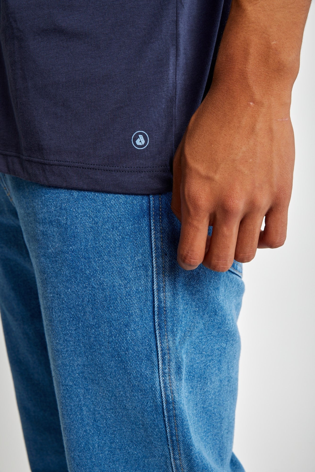 Polo para Hombre Dunkelvolk POCKET SIMPLE PRINTED POCKET TEE NVY