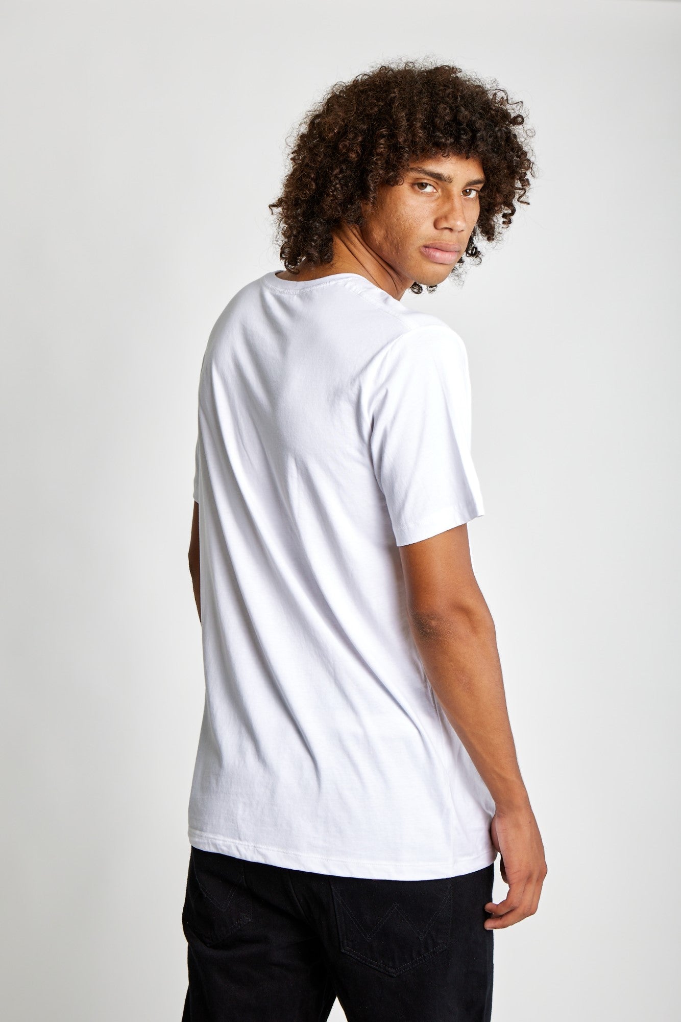 Polo para Hombre Dunkelvolk POCKET SIMPLE PRINTED POCKET TEE WHI