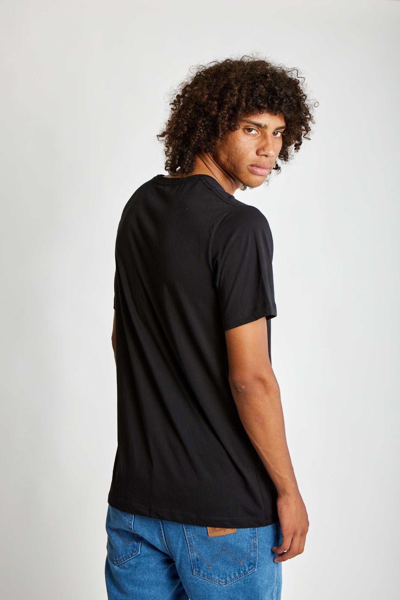 Polo para Hombre Dunkelvolk POCKET SIMPLE CONTRAST POCKET TEE NGR