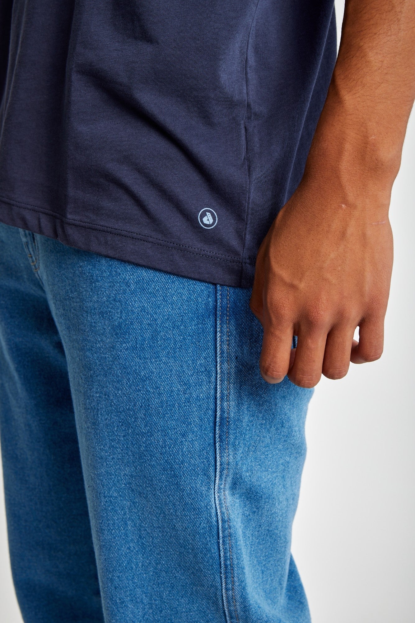 Polo para Hombre Dunkelvolk POCKET SIMPLE CONTRAST POCKET TEE NVY