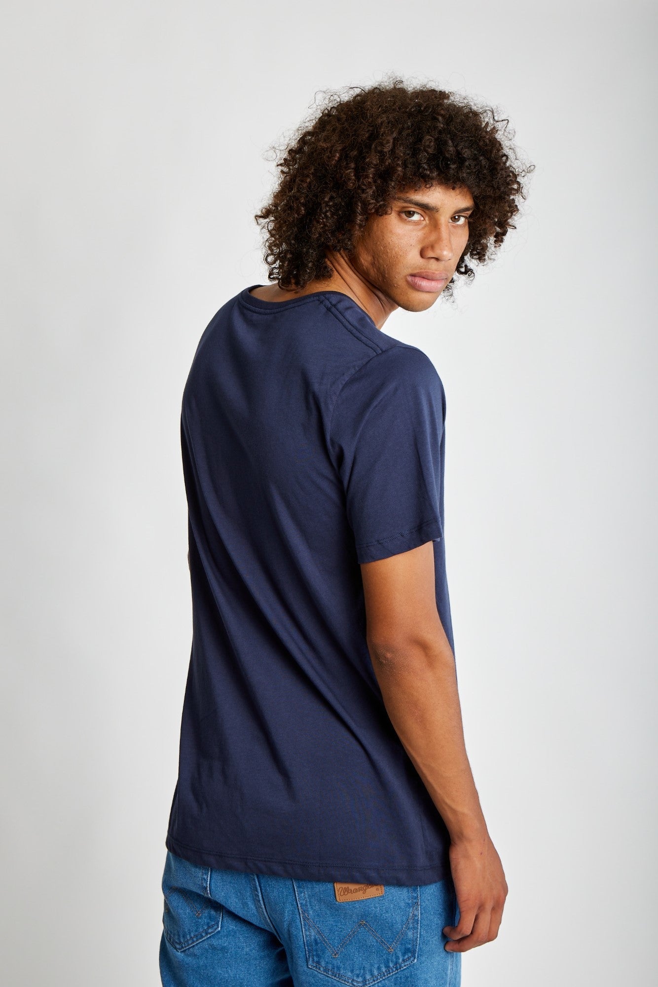 Polo para Hombre Dunkelvolk POCKET SIMPLE CONTRAST POCKET TEE NVY