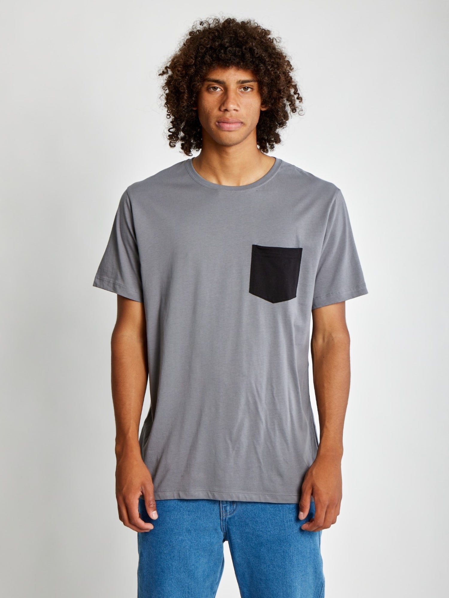 Polo para Hombre Dunkelvolk POCKET SIMPLE CONTRAST POCKET TEE QSHDG