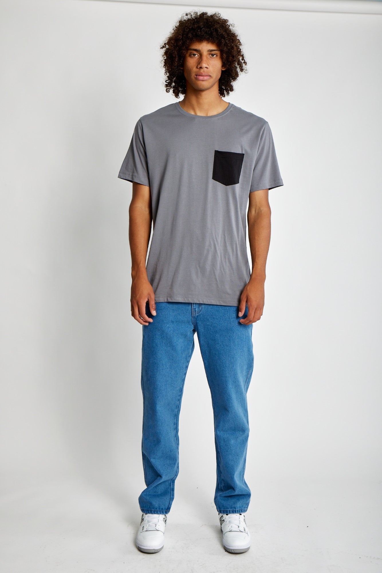 Polo para Hombre Dunkelvolk POCKET SIMPLE CONTRAST POCKET TEE QSHDG