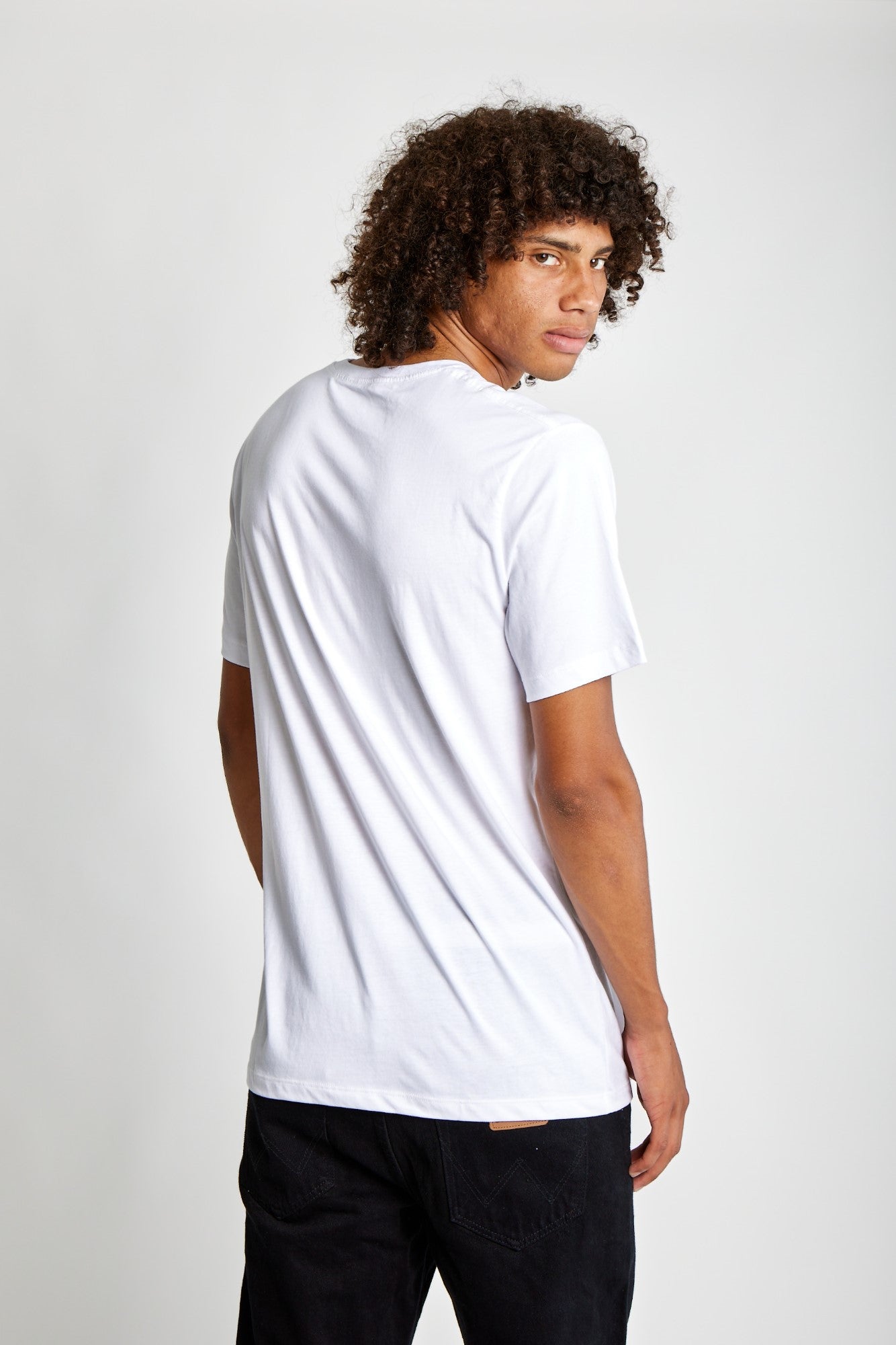 Polo para Hombre Dunkelvolk POCKET SIMPLE CONTRAST POCKET TEE WHT