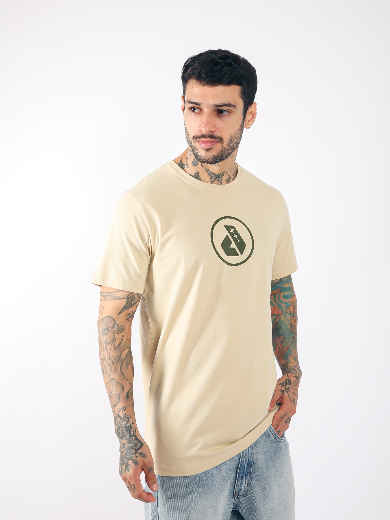 Polo para Hombre Dunkelvolk LOGO CIRCLE LOGO BEI