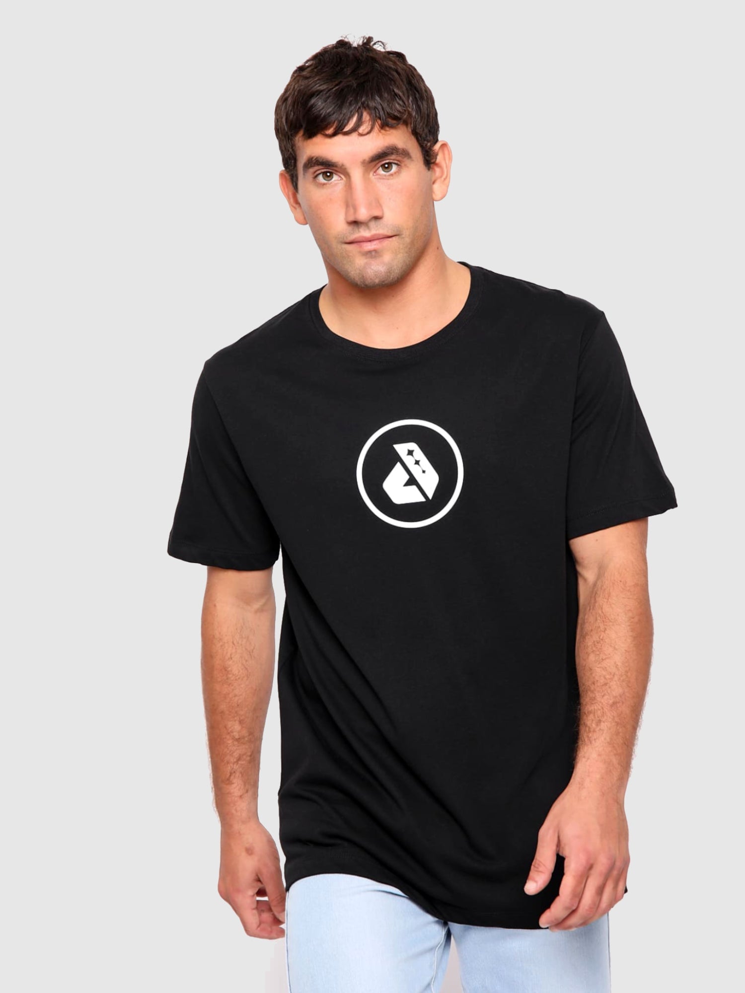 Polo para Hombre DUNKELVOLK LOGO CIRCLE LOGO BLK