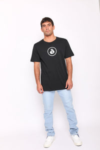 Polo para Hombre DUNKELVOLK LOGO CIRCLE LOGO BLK