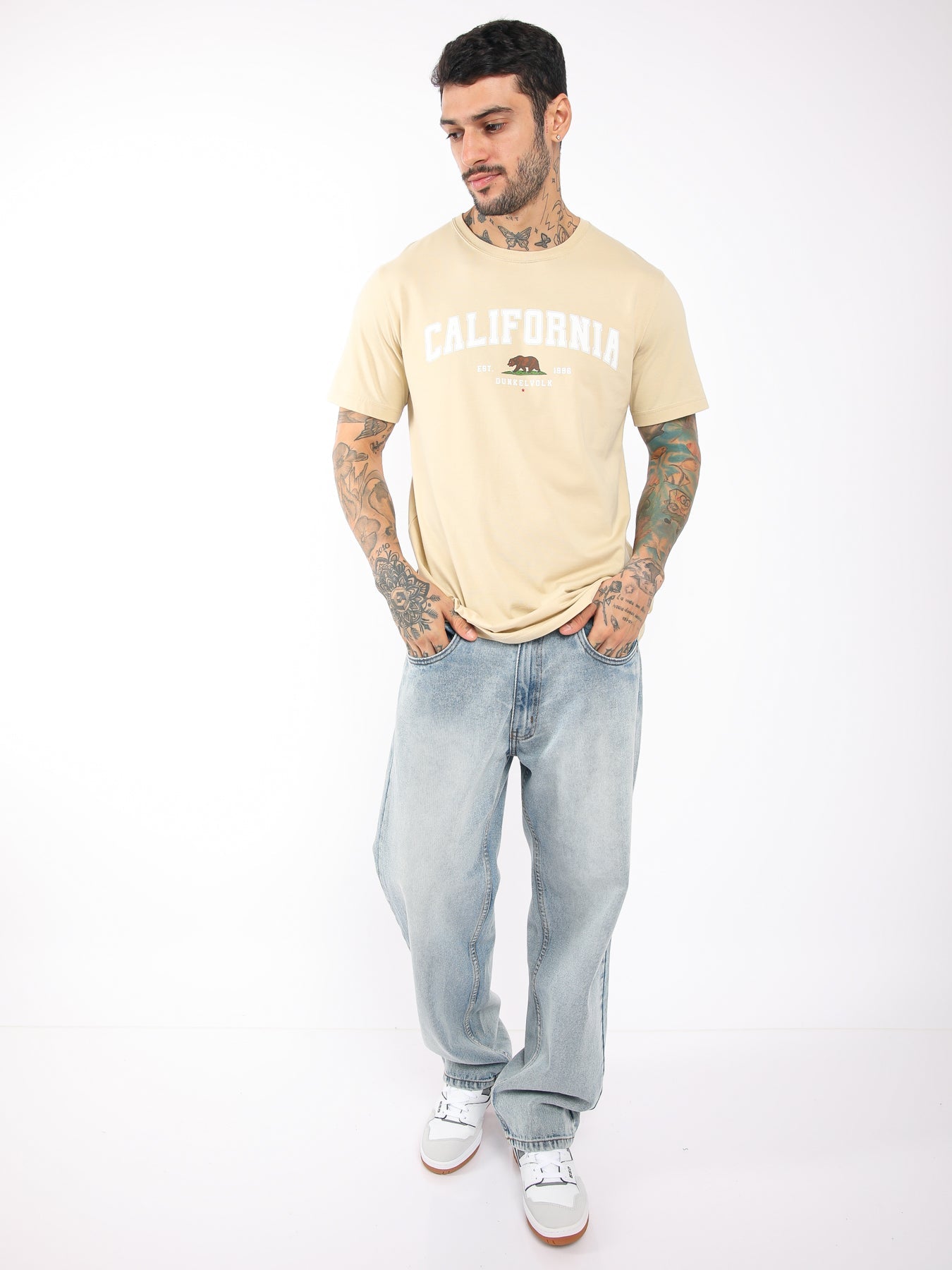 Polo para Hombre Dunkelvolk URBAN CALI TEE BEI