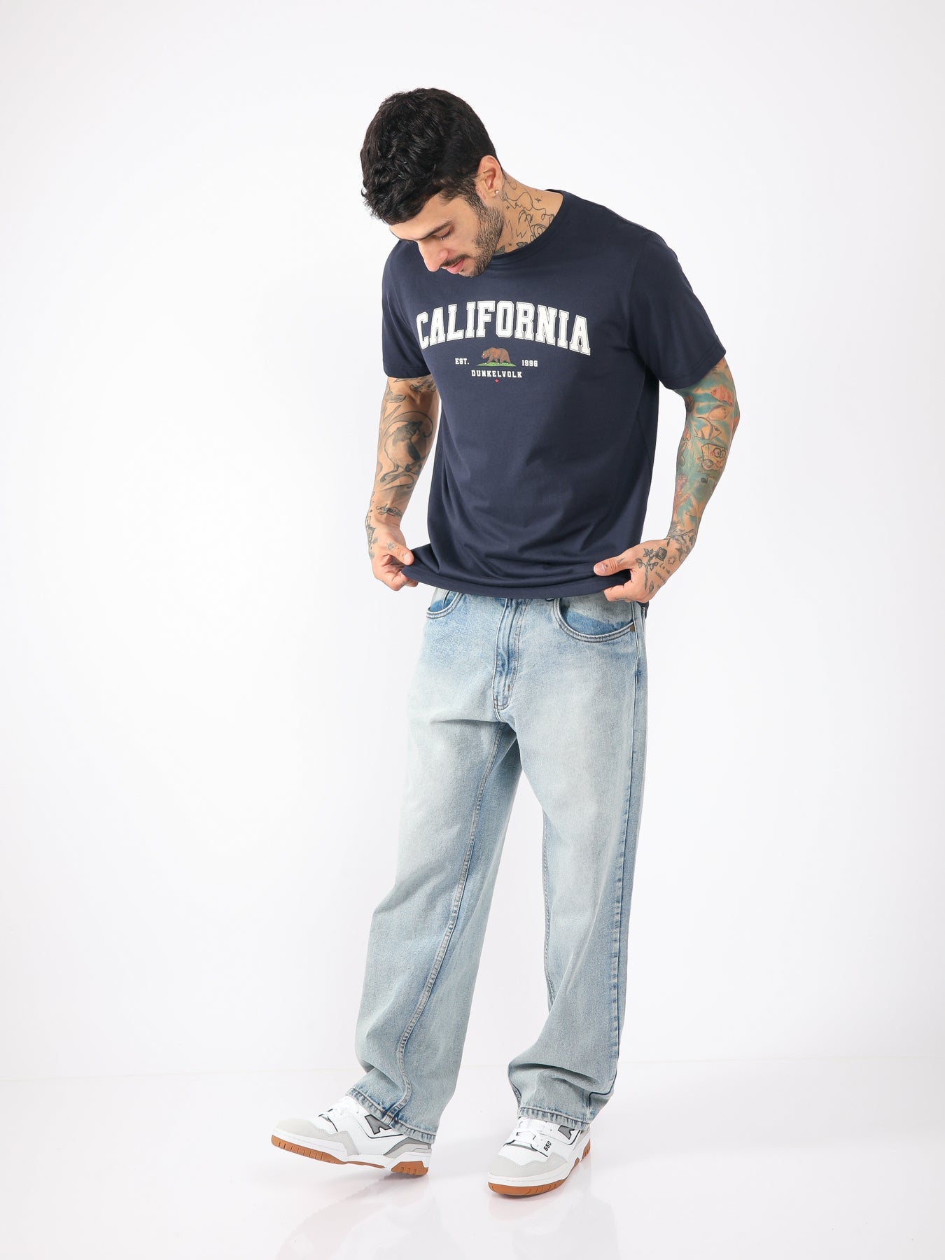 Polo para Hombre Dunkelvolk URBAN CALI TEE NVY