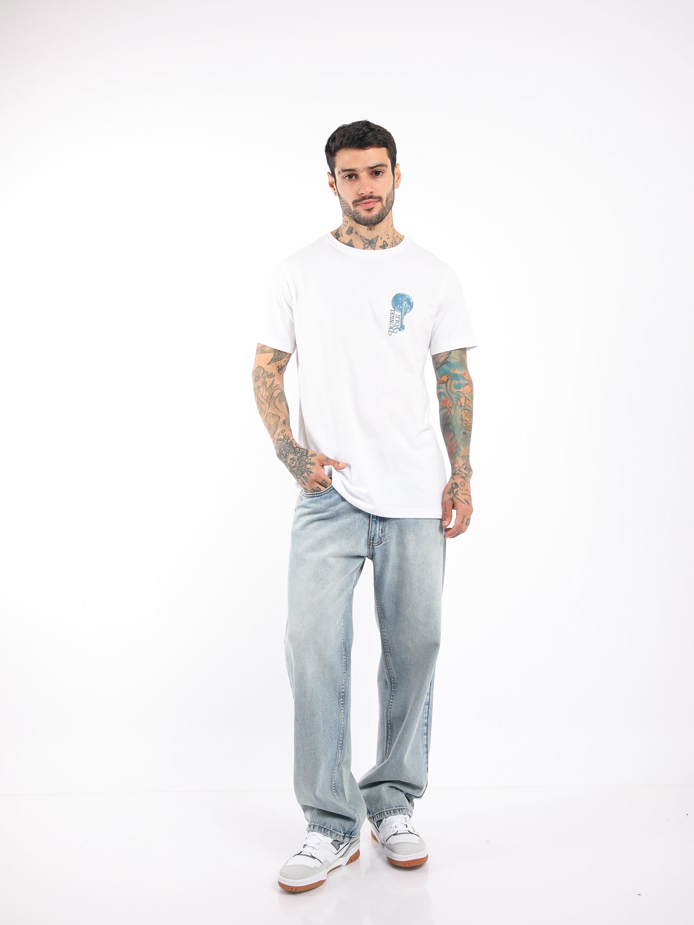 Polo para Hombre Dunkelvolk URBAN DESERT MOON WHT