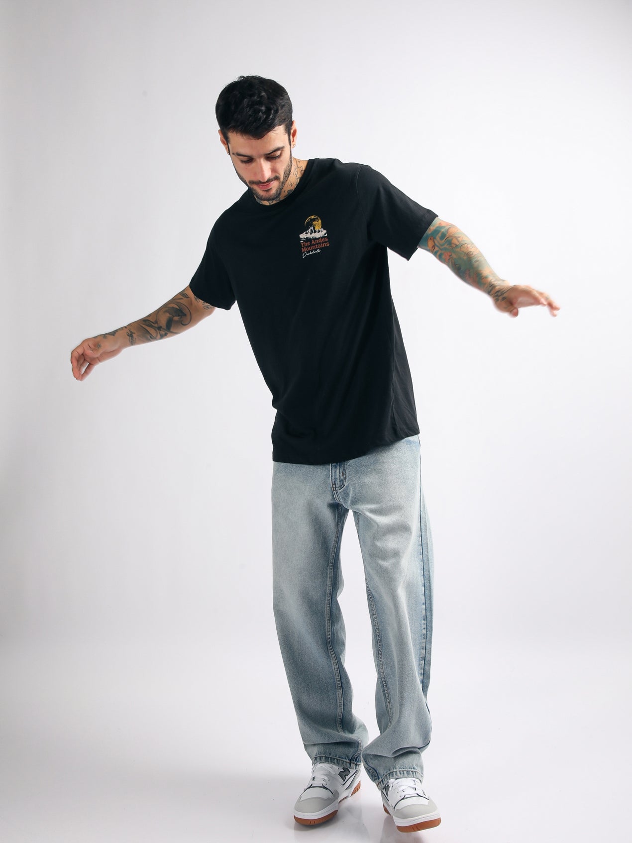 Polo para Hombre Dunkelvolk SURF CORDILLERA BLK
