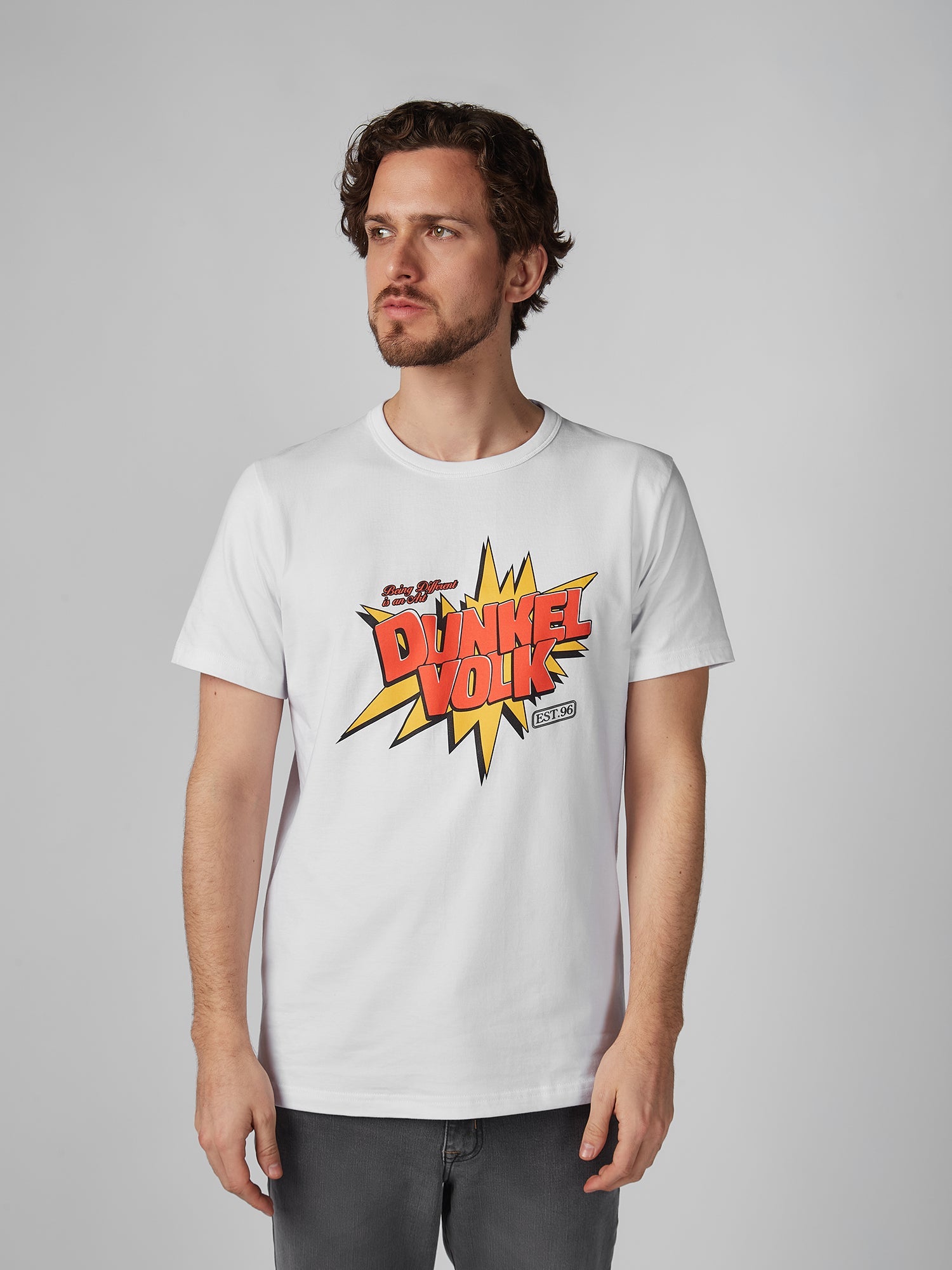 Polo para Hombre DUNKELVOLK GRAPHIC BOMBASTIC WHT