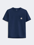 Polo Dunkelvolk Pocket Patch Azul Marino, Hombre